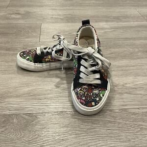 Super Mario Canvas Sneakers Shoes Little Kids 13 Lace Up Low Top Nintendo